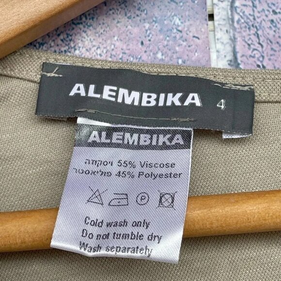 Alembika Knit V-Neck oversized Jumpsuit wide leg sz 4 / XL - Picture 9 of 11